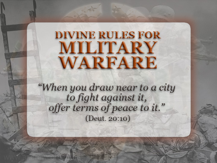 Rules of warfare in the Bible